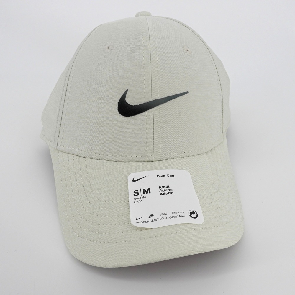 Nike Club Cap Dri FIT Adjustable Training Hat Light Bone Unisex S/M‎ NEW